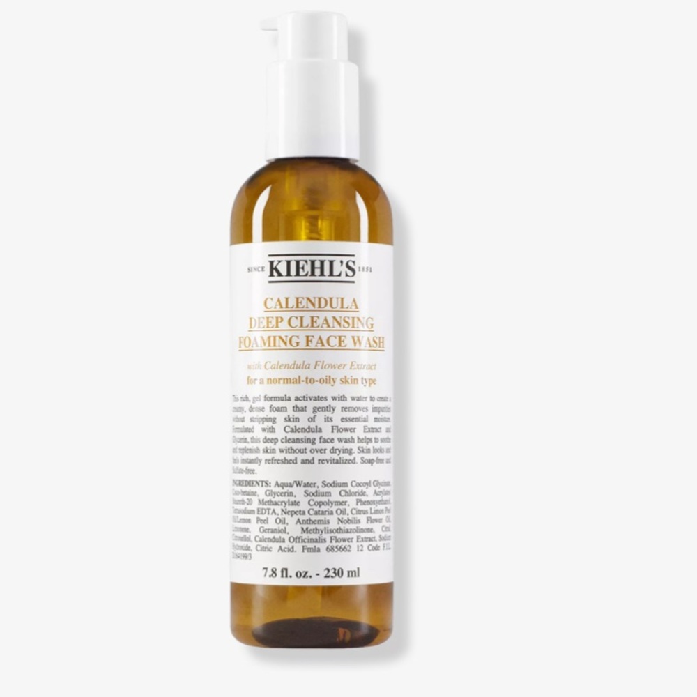 Kiehl's Since 1852 Calendula Deep Cleansing Foaming Face Wash | 230ml | NEW